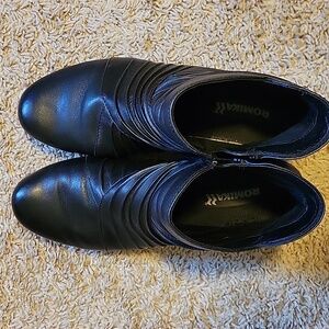 Romika black leather boots
